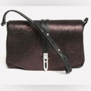 rag & bone Crossbody Black and Mahogany Mini Compass Copper